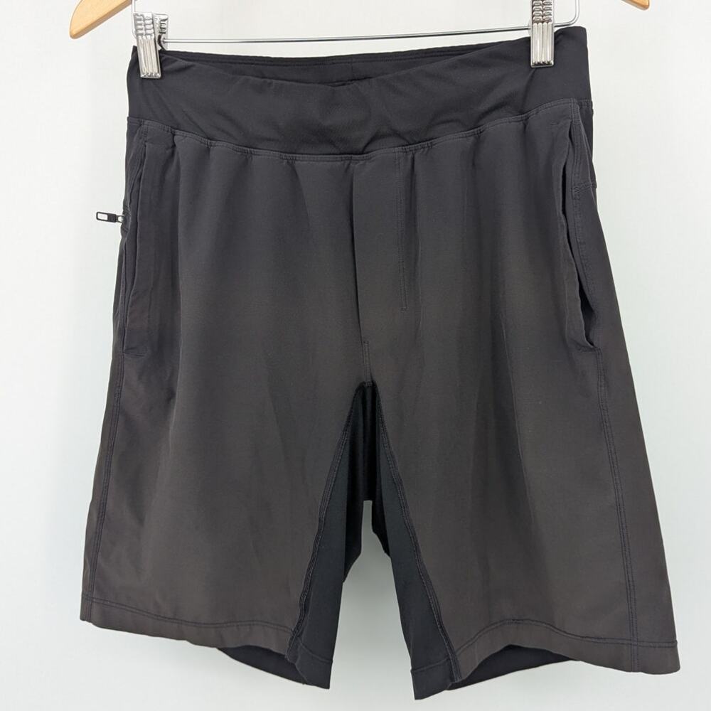 Lululemon Pace Breaker Shorts 7” Lined Black Size M Athletic Training Running